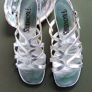 Vintage Fascinators Silver Heels